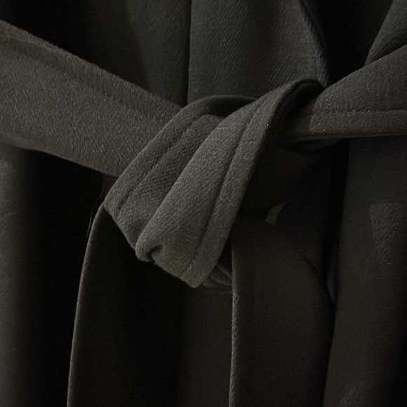 NWOT/HbyHALSTON Classic style Navy Topper Trench Coat. Never worn, like NEW! 16 - Picture 3 of 15